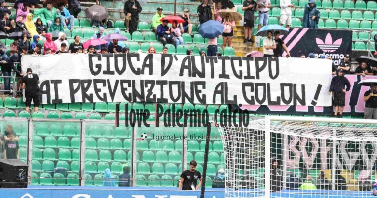 La : "Palermo-Padova, the North Curva falls into the field