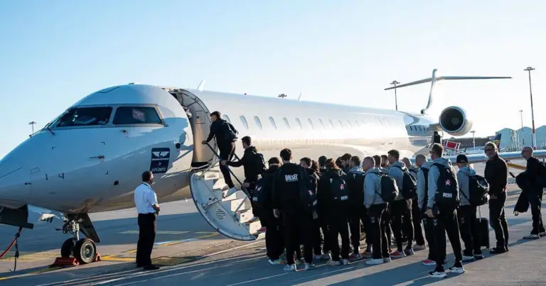 Palermo-Vicenza, Biancorossi on departure for