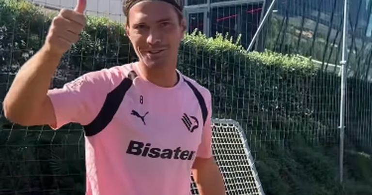 Palermo, morning training in Torretta: the arrival in the