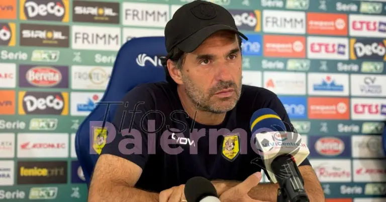 Carrarese, Pagliuca: "Palermo among the strongest