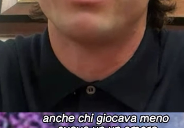 Brunori remembers Baldini: "If you drink wine, you're wrong