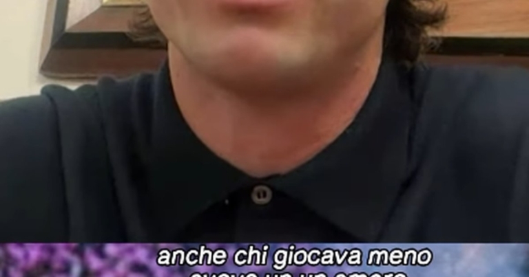 Brunori remembers Baldini: "If you drink wine, you're wrong