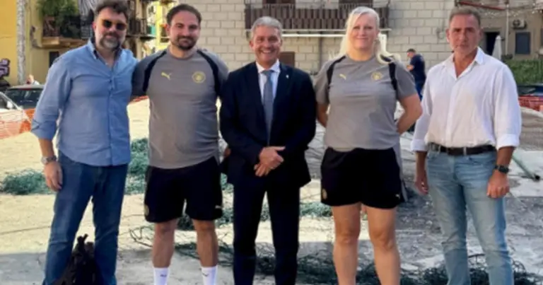 Palermo, at the start the requalification of the bell