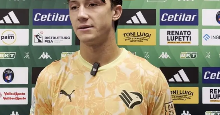 Pisa-Palermo, Peda: "We are a great team, sin for the goal