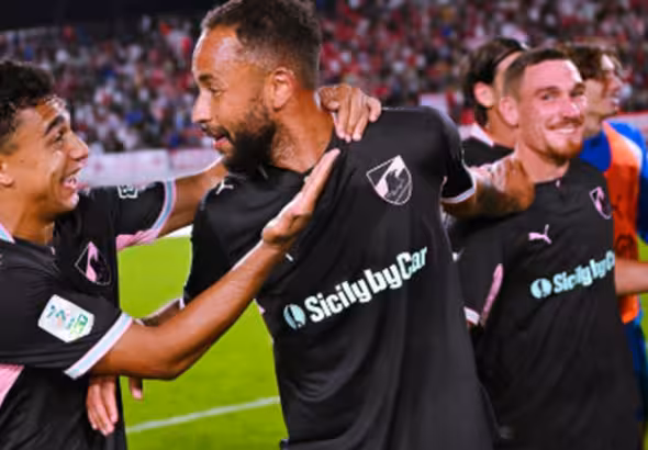 Mantova-Palermo, Hernani celebrates on social media