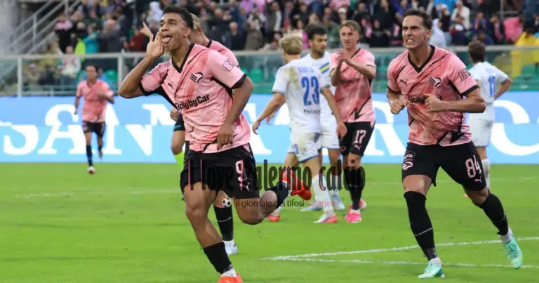 Palermo-Carrarese 2-1, highlights: Johnsen and Vavassori